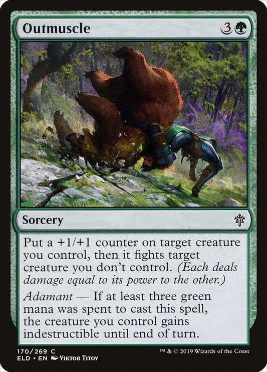 Outmuscle [Throne of Eldraine] (170)