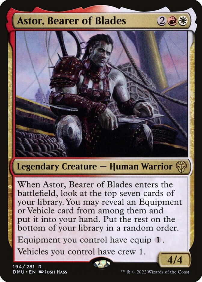 Astor, Bearer of Blades [Dominaria United] (194)