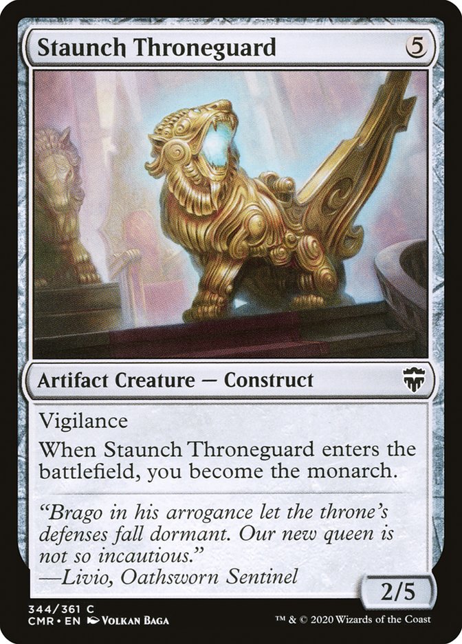 Staunch Throneguard [Commander Legends] (344)