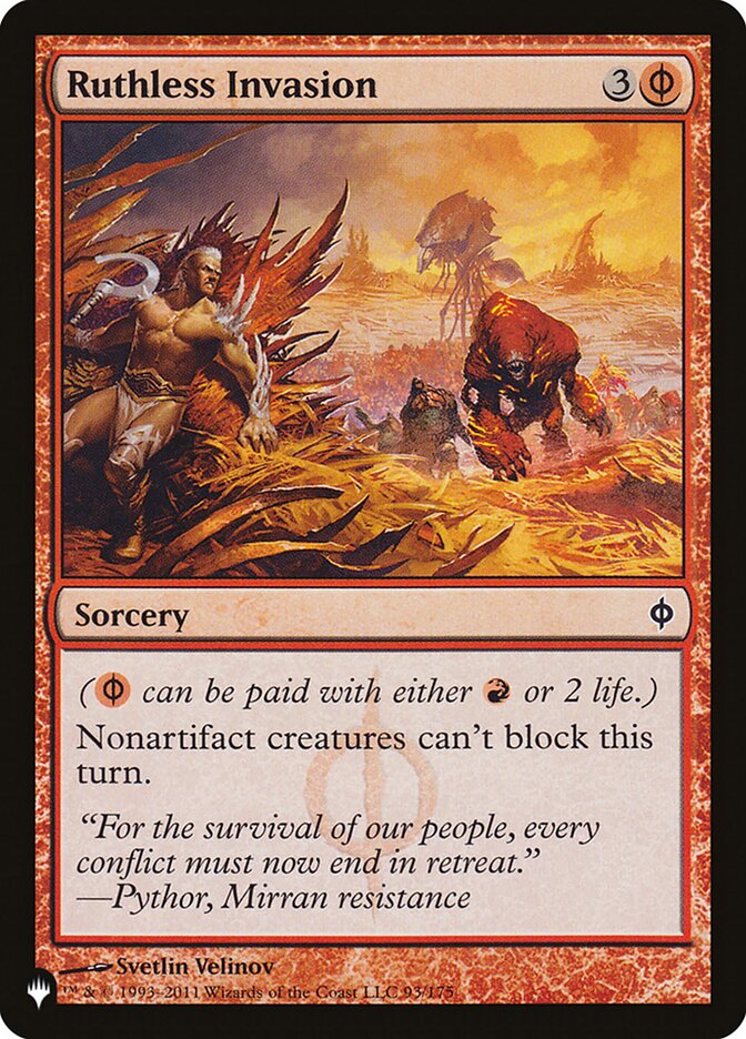 Ruthless Invasion [The List] (NPH-93)