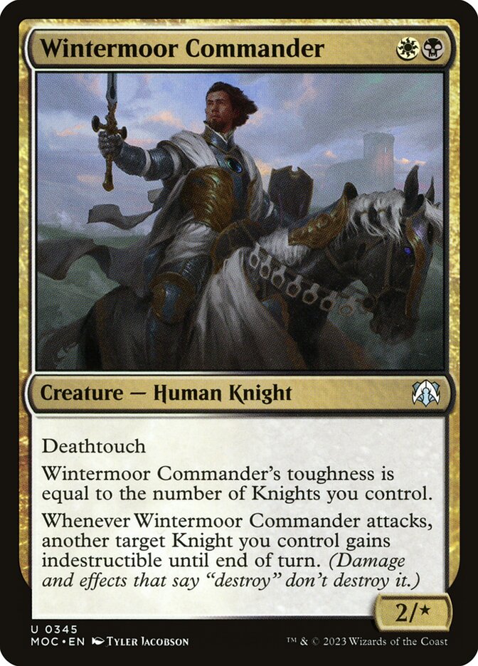 Wintermoor Commander [March of the Machine Commander] (345)