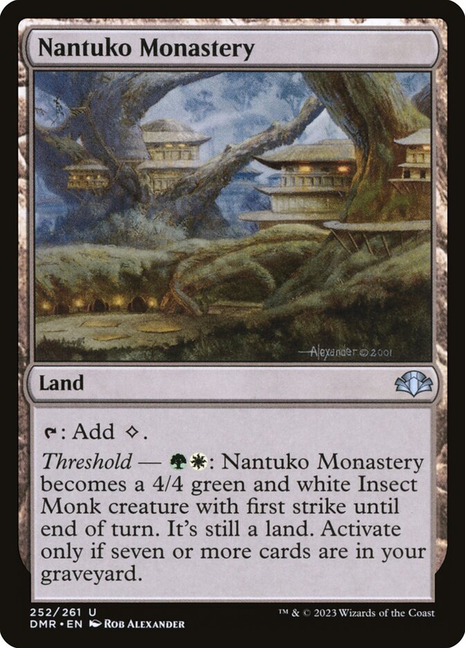 Nantuko Monastery [Dominaria Remastered] (252)