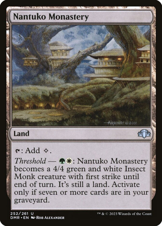 Nantuko Monastery [Dominaria Remastered] (252)