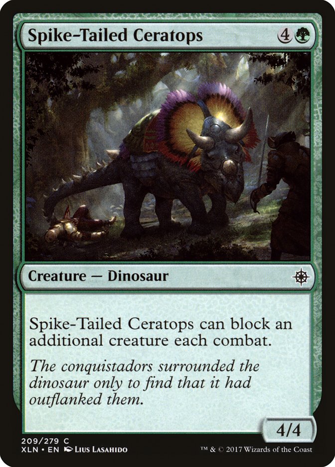 Spike-Tailed Ceratops [Ixalan] (209)
