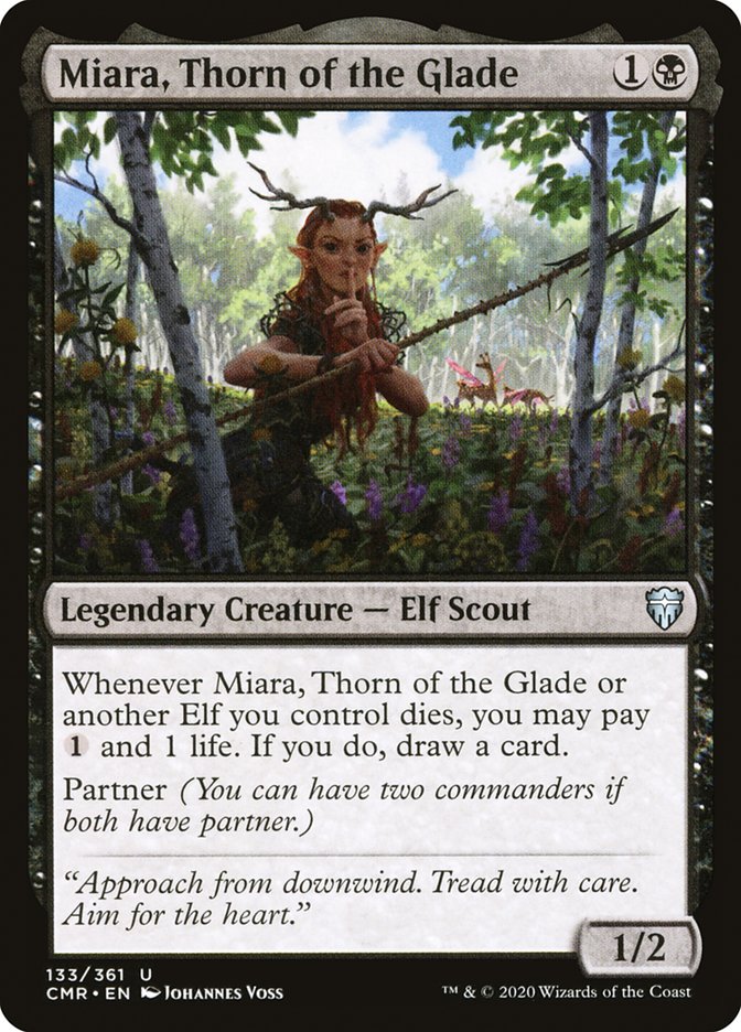 Miara, Thorn of the Glade [Commander Legends] (133)
