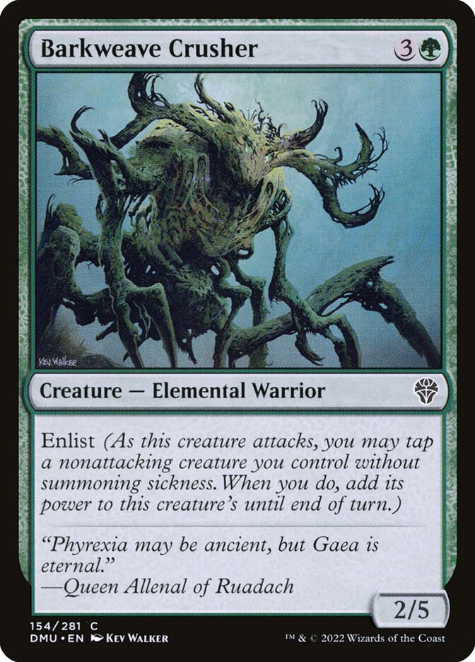 Barkweave Crusher [Dominaria United] (154)