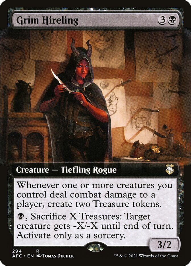 Grim Hireling [Forgotten Realms Commander] (294)