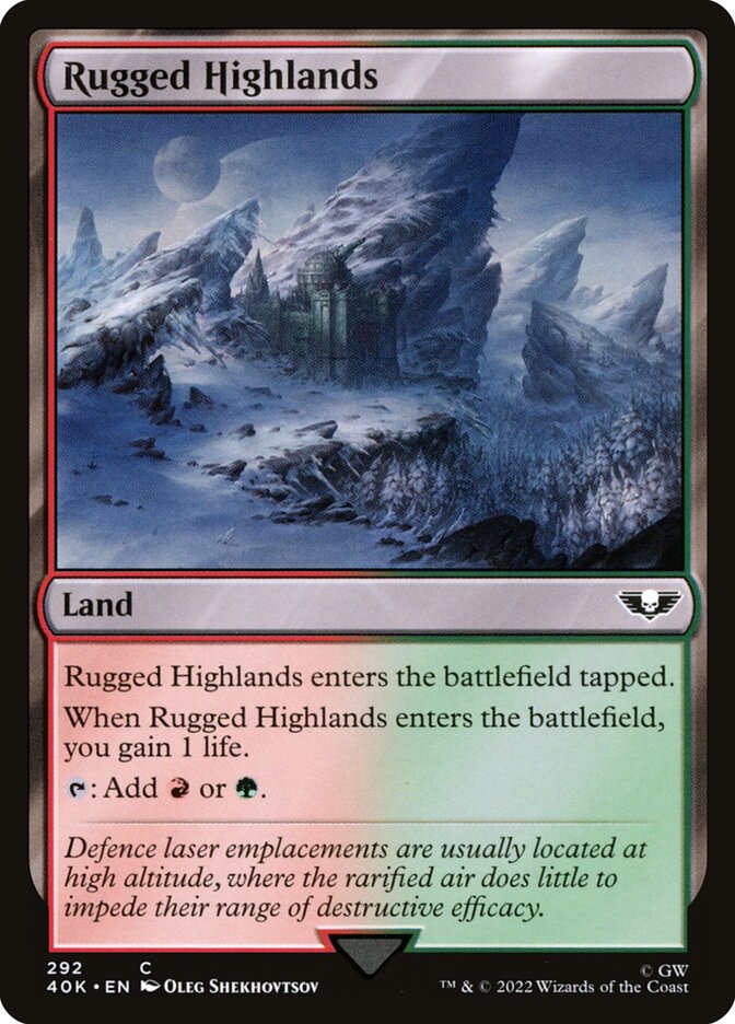 Rugged Highlands [Warhammer 40,000 Commander] (292)
