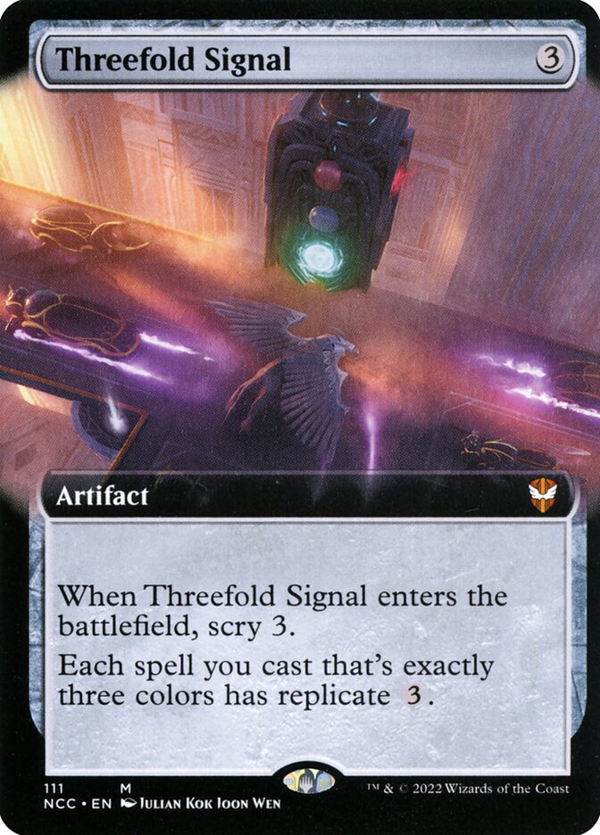 Threefold Signal [New Capenna Commander] (111)