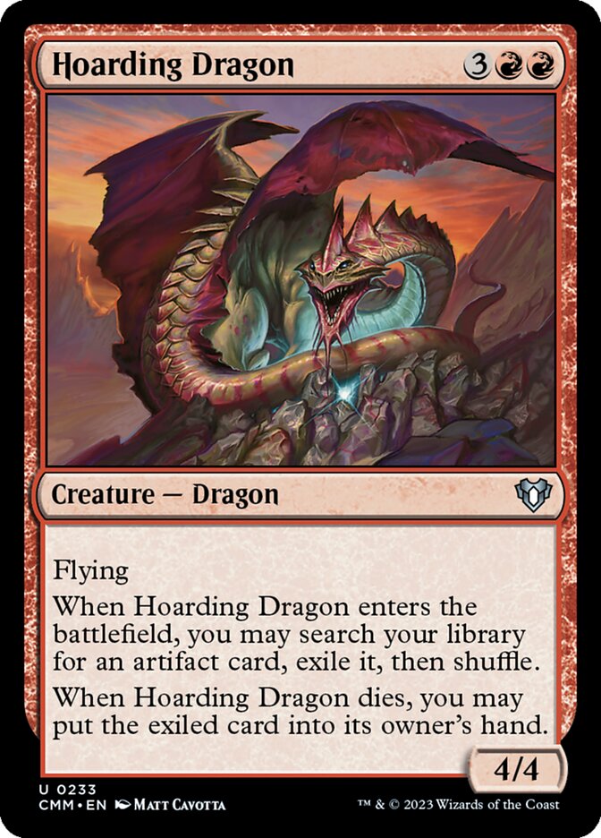 Hoarding Dragon [Commander Masters] (233)