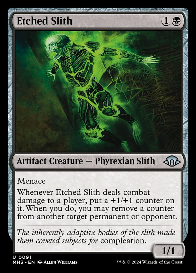 Etched Slith [Modern Horizons 3] (91)