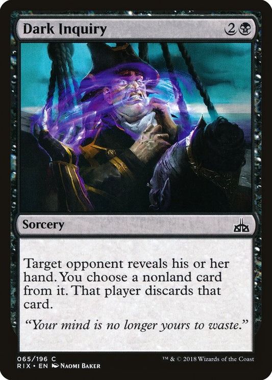 Dark Inquiry [Rivals of Ixalan] (65)