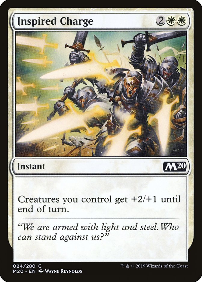 Inspired Charge [Core Set 2020] (24)