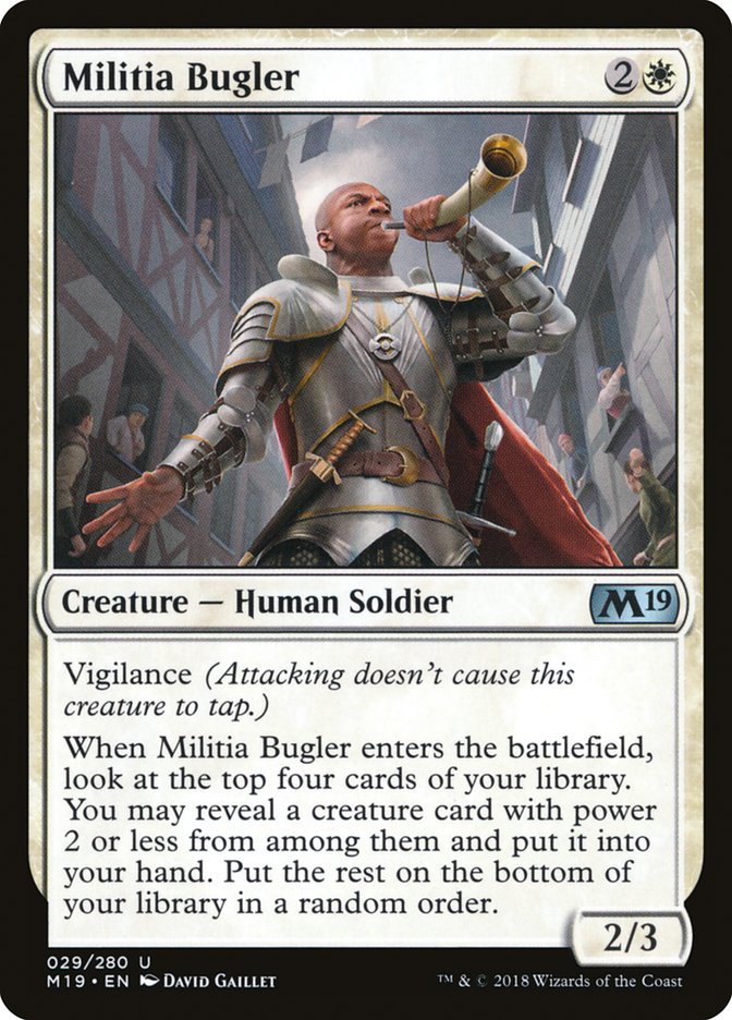 Militia Bugler [Core Set 2019] (29)