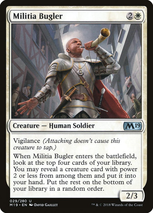 Militia Bugler [Core Set 2019] (29)