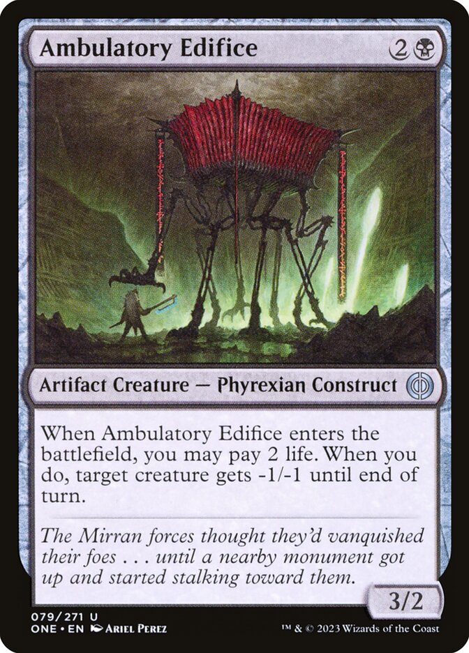 Ambulatory Edifice [Phyrexia: All Will Be One] (79)