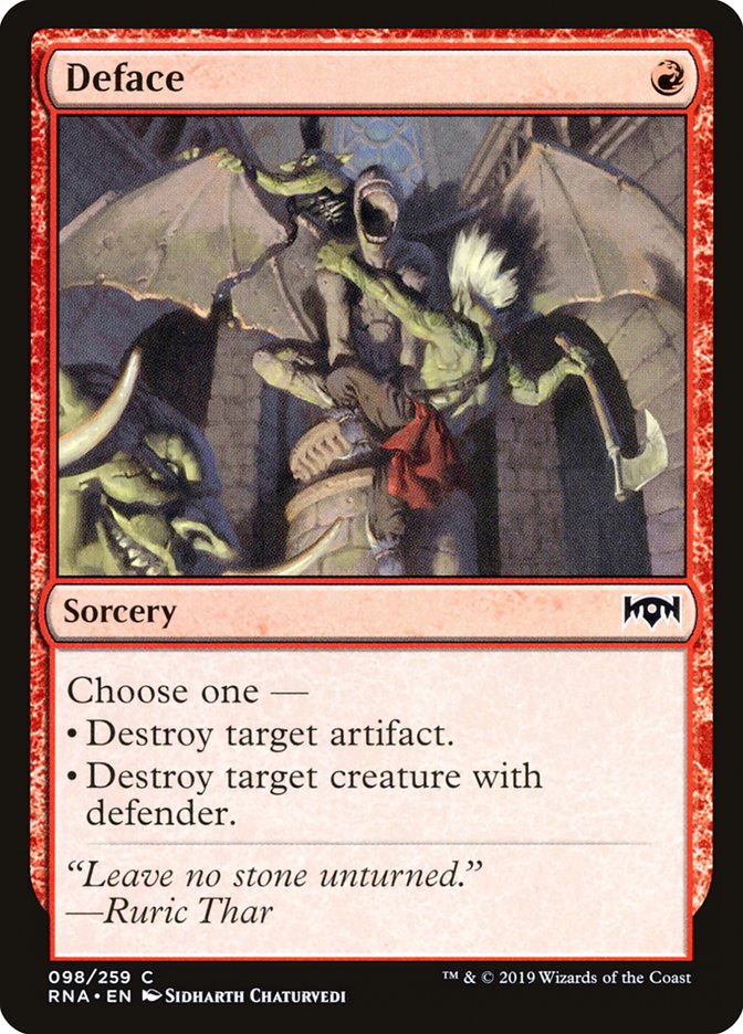 Deface [Ravnica Allegiance] (98)