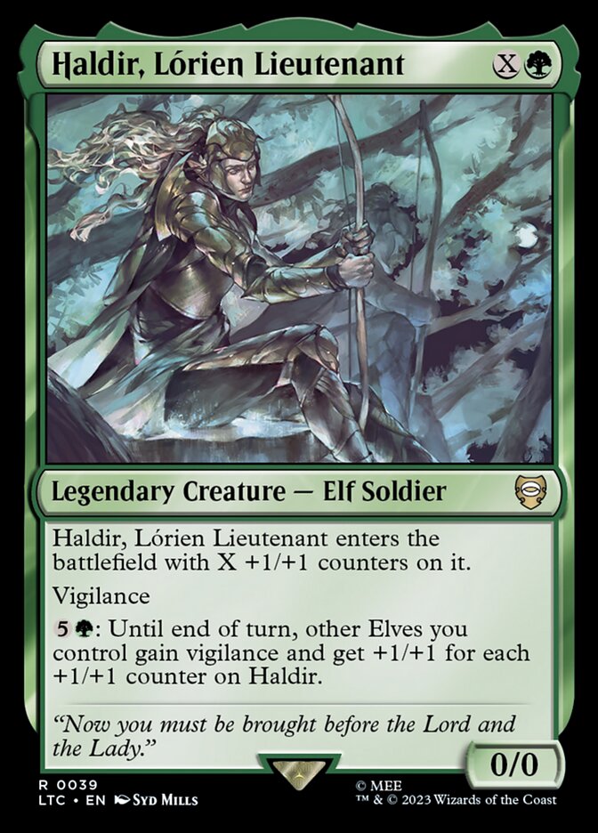Haldir, Lórien Lieutenant [Tales of Middle-earth Commander] (39)