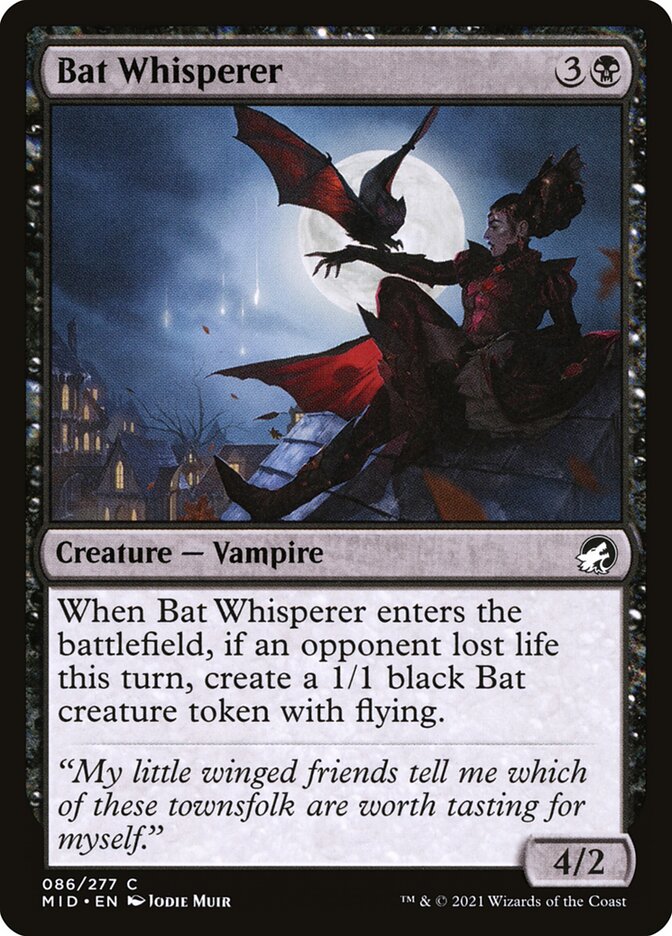 Bat Whisperer [Innistrad: Midnight Hunt] (86)