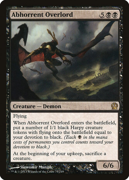 Abhorrent Overlord [Theros] (75)