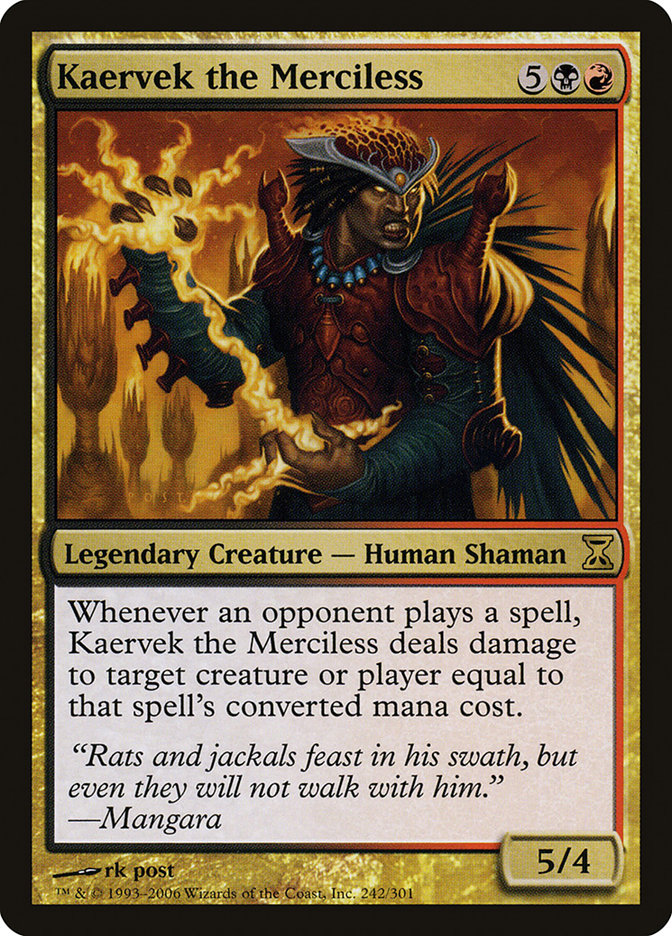 Kaervek the Merciless [Time Spiral] (242)