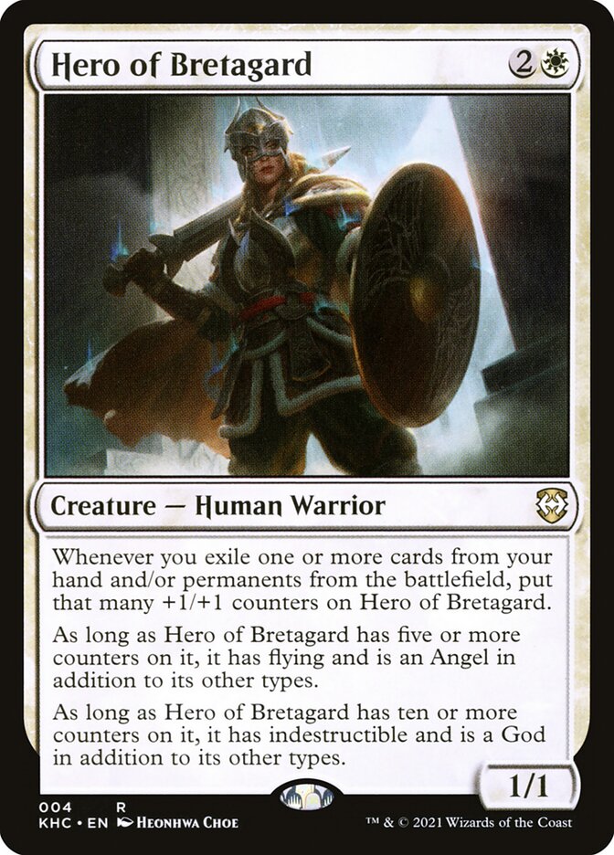 Hero of Bretagard [Kaldheim Commander] (4)