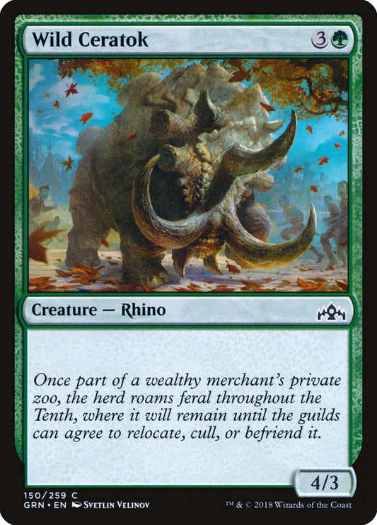 Wild Ceratok [Guilds of Ravnica] (150)