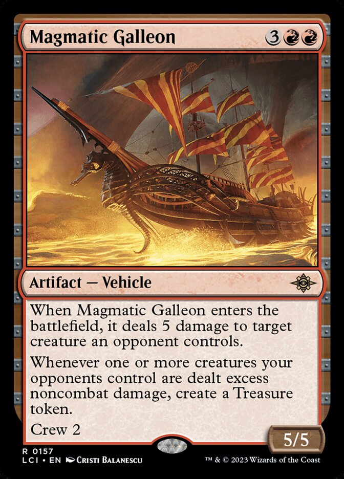 Magmatic Galleon [The Lost Caverns of Ixalan] (157)