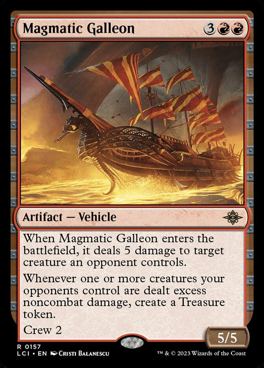 Magmatic Galleon [The Lost Caverns of Ixalan] (157)
