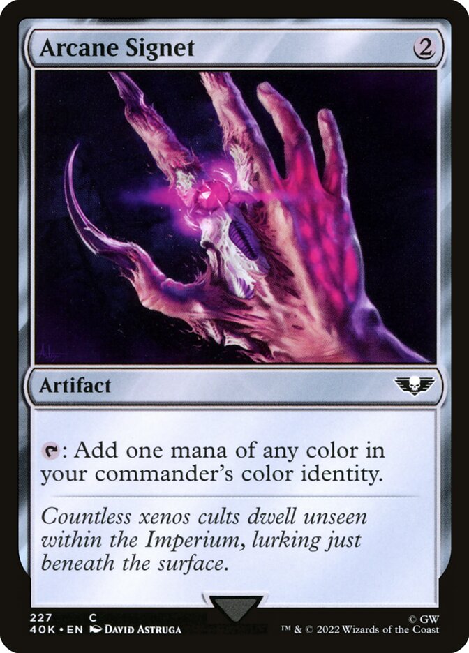 Arcane Signet [Warhammer 40,000 Commander] (227)