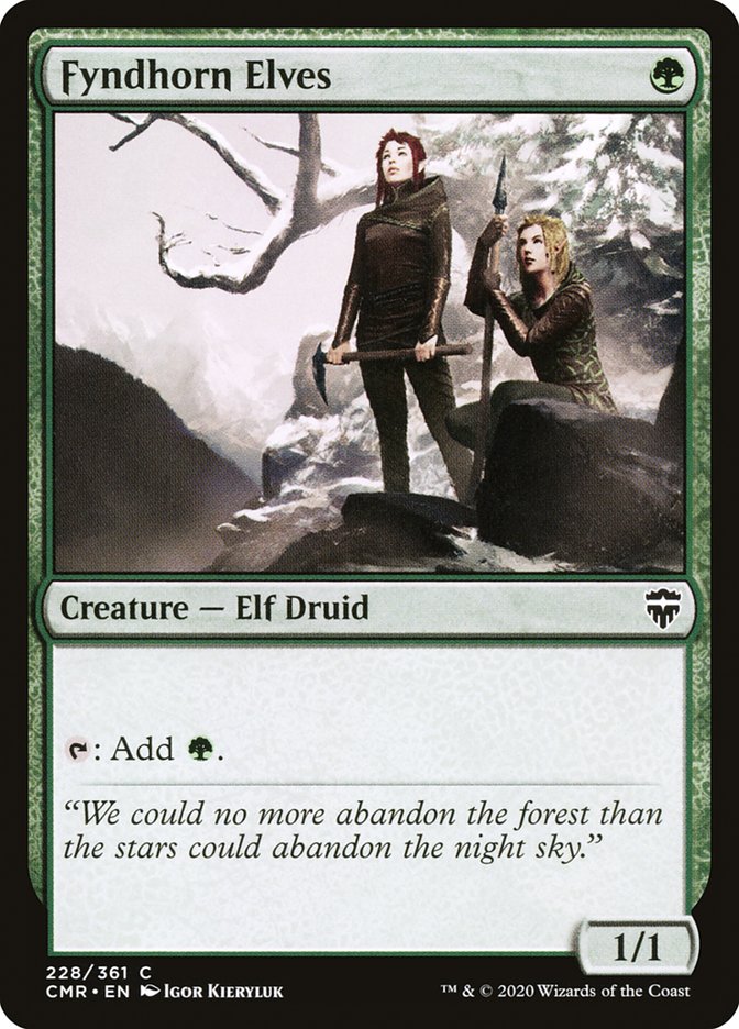 Fyndhorn Elves [Commander Legends] (228)