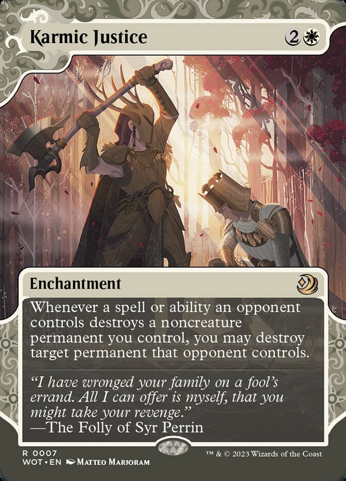 Karmic Justice [Wilds of Eldraine: Enchanting Tales] (7)