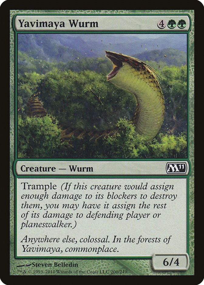 Yavimaya Wurm [Magic 2011] (200)