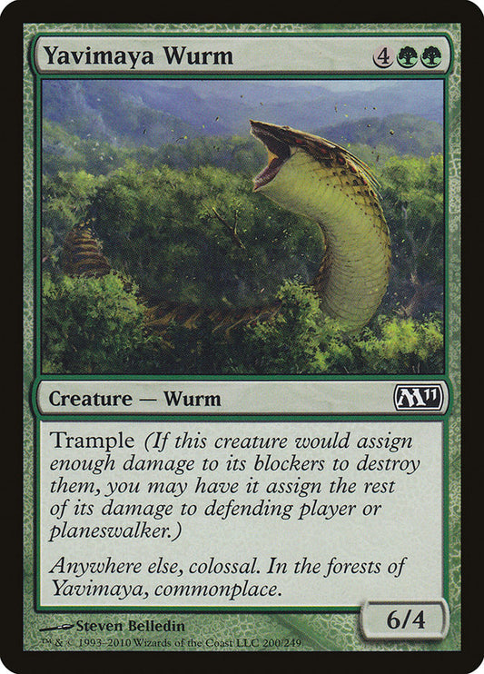 Yavimaya Wurm [Magic 2011] (200)