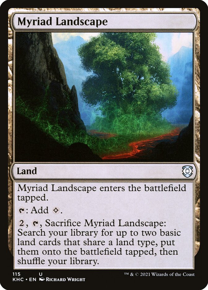 Myriad Landscape [Kaldheim Commander] (115)