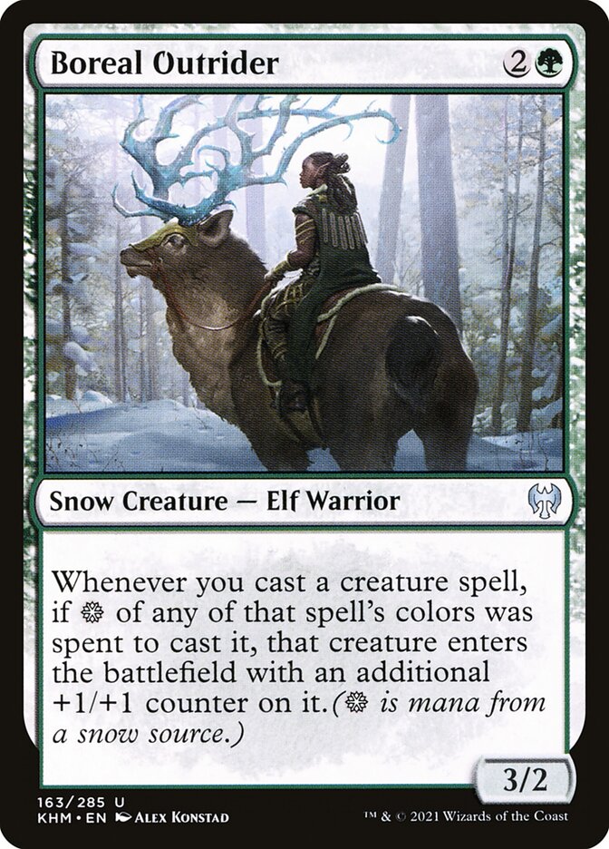 Boreal Outrider [Kaldheim] (163)