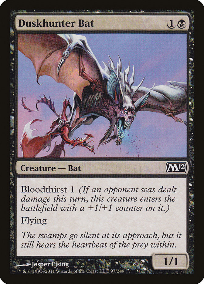 Duskhunter Bat [Magic 2012] (97)