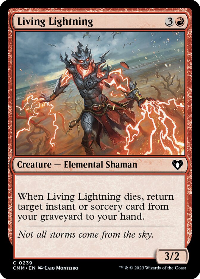 Living Lightning [Commander Masters] (239)