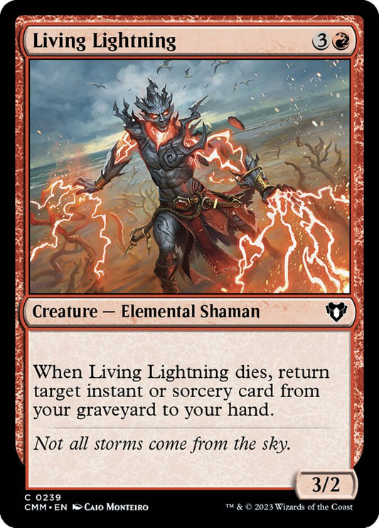 Living Lightning [Commander Masters] (239)