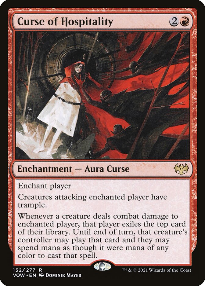 Curse of Hospitality [Innistrad: Crimson Vow] (152)