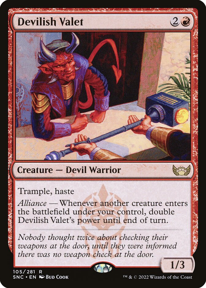 Devilish Valet [Streets of New Capenna] (105)