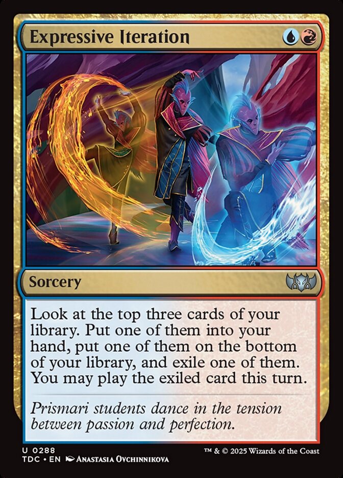 Expressive Iteration [Tarkir: Dragonstorm Commander] (288)