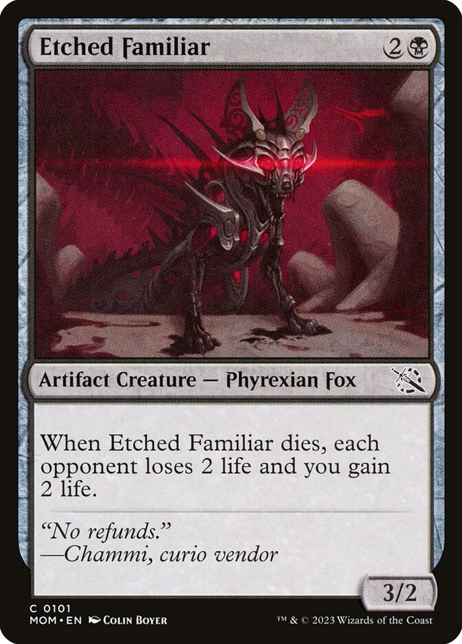 Etched Familiar [March of the Machine] (101)