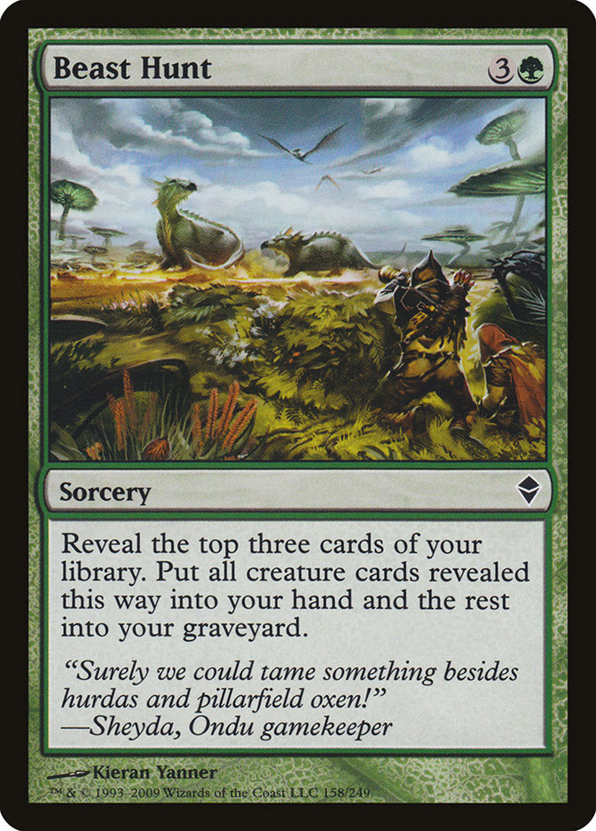 Beast Hunt [Zendikar] (158)