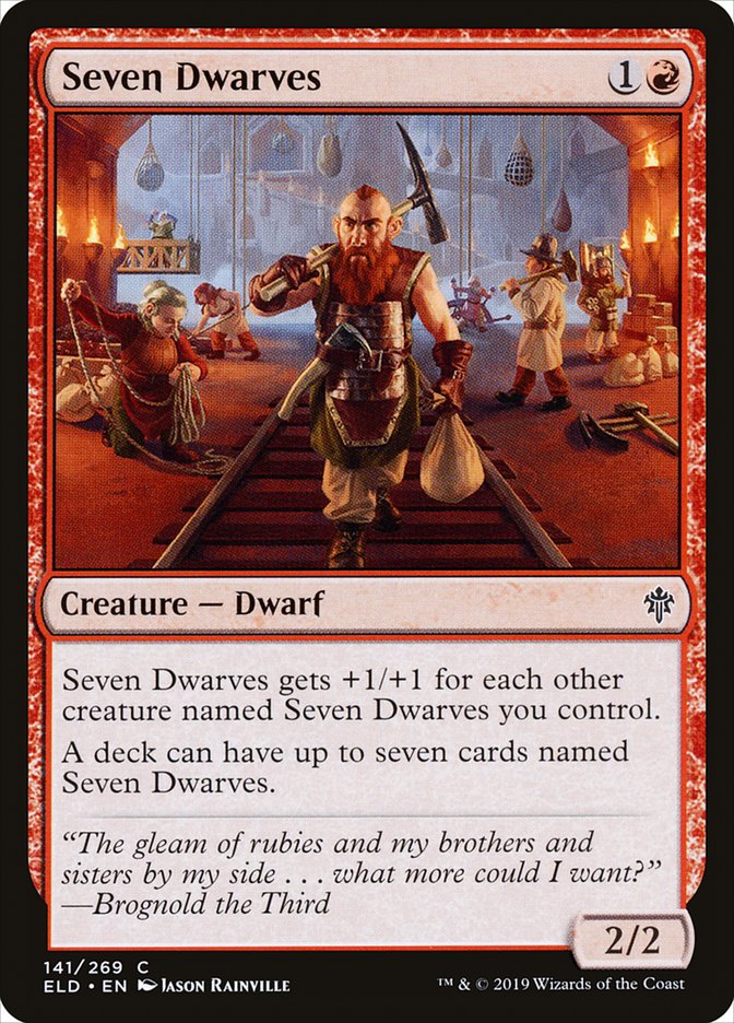 Seven Dwarves [Throne of Eldraine] (141)