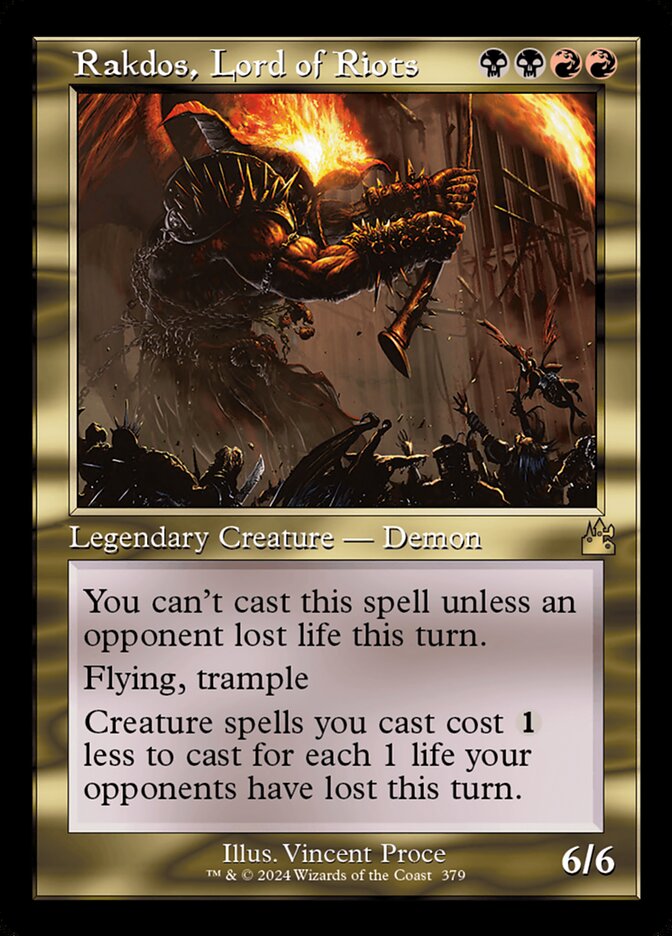 Rakdos, Lord of Riots [Ravnica Remastered] (379)