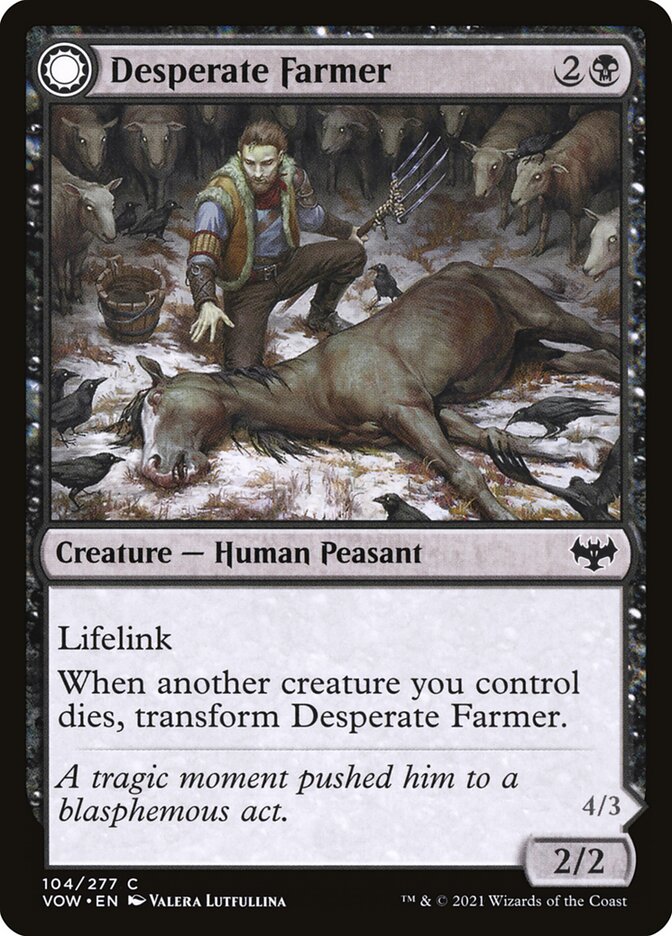 Desperate Farmer [Innistrad: Crimson Vow] (104)