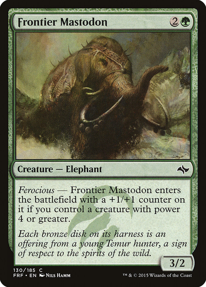 Frontier Mastodon [Fate Reforged] (130)