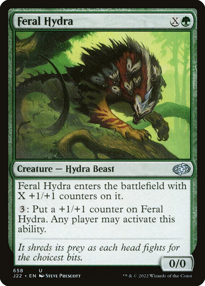 Feral Hydra [Jumpstart 2022] (658)