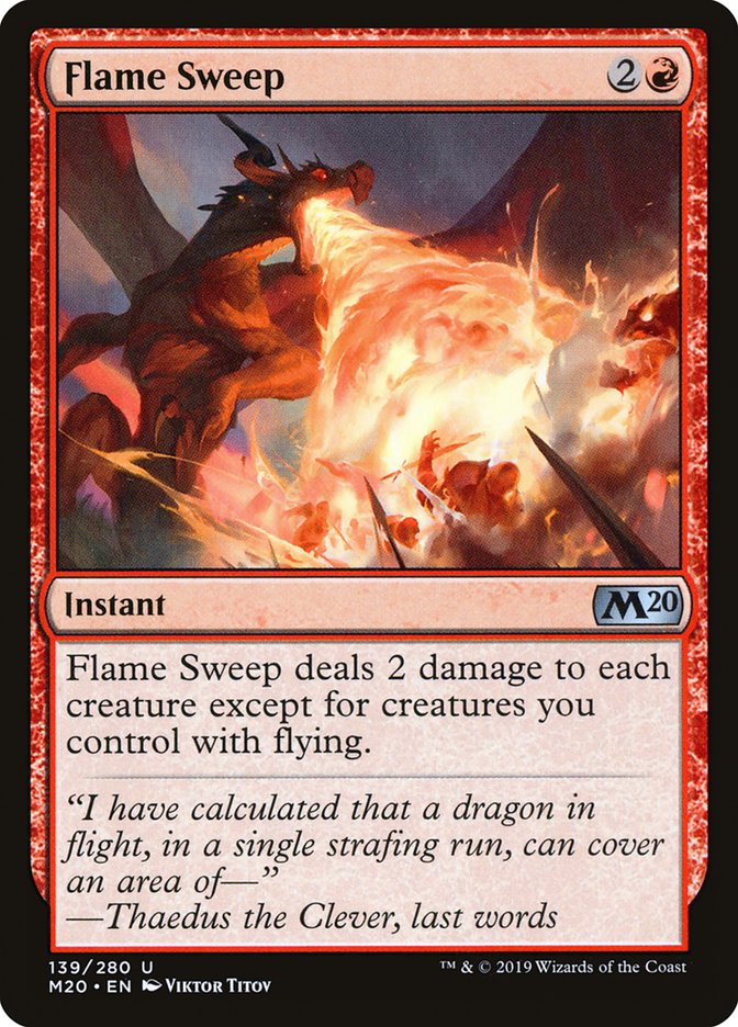 Flame Sweep [Core Set 2020] (139)